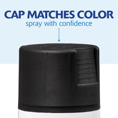 (6 pack) Canyon Black, Rust-Oleum American Accents 2X Ultra Cover Satin Spray Paint-327916, 12 oz