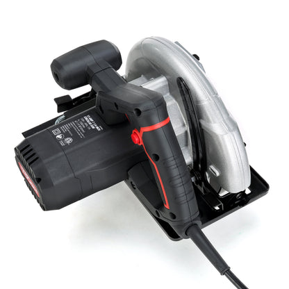 Hyper Tough 12 Amp 7-1/4 in Corded Circular Saw with Steel Shoe and Adjustable Bevel
