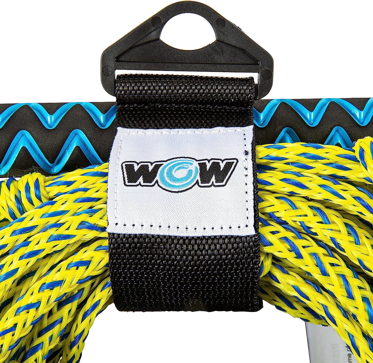 WOW Sports 70' Tow Rope for Wakeboard and Watersports, 70' Rope with Trick Handle, 1 Pack