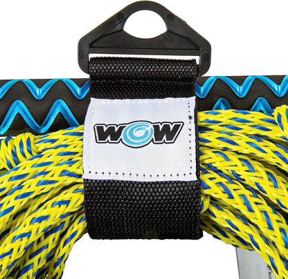 WOW Sports 70' Tow Rope for Wakeboard and Watersports, 70' Rope with Trick Handle, 1 Pack