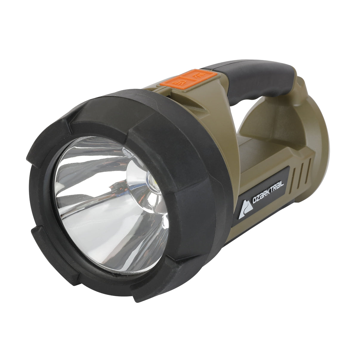 Ozark Trail 4000 Lumen Dual Source Rechargeable Flashlight with 5000 mAh Power Bank, Olive