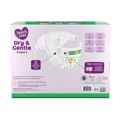 Parent's Choice Dry & Gentle Diapers Size 5, 162 Count (Select for More Options)