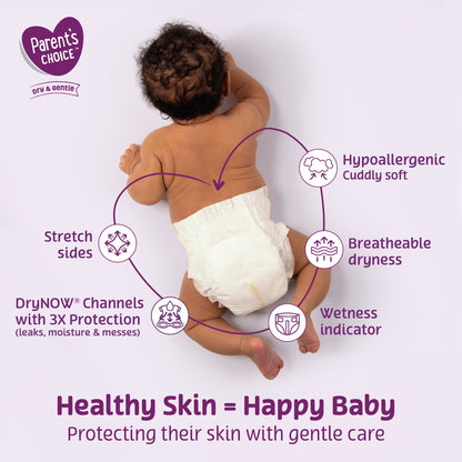 Parent's Choice Dry & Gentle Diapers Size 4, 192 Count (Select for More Options)