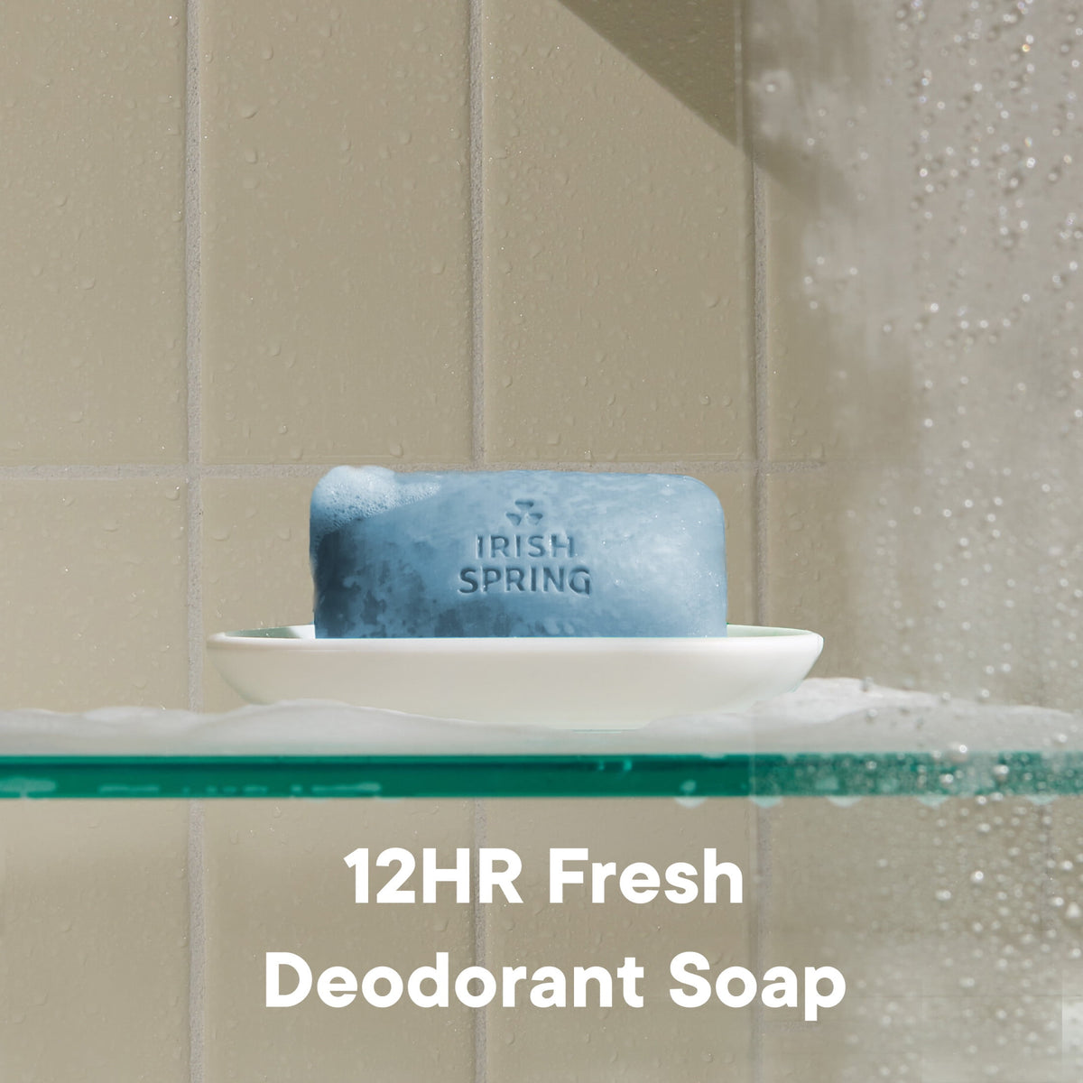 (4 pack) Irish Spring Moisture Blast Deodorant Bar Soap for Men, 3.7 oz Bar (12 Pack)