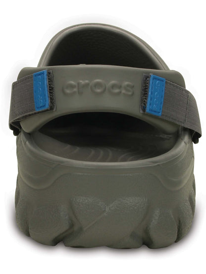 Crocs Adult Offroad Adjustable Sport Clogs, Smoke/Charcoal, W12/M10