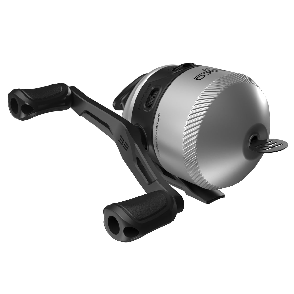 Zebco 33 Cork Handle Spincast Reel and IM6 Graphite Fishing Rod Combo, 6ft 6in 2-piece, Black
