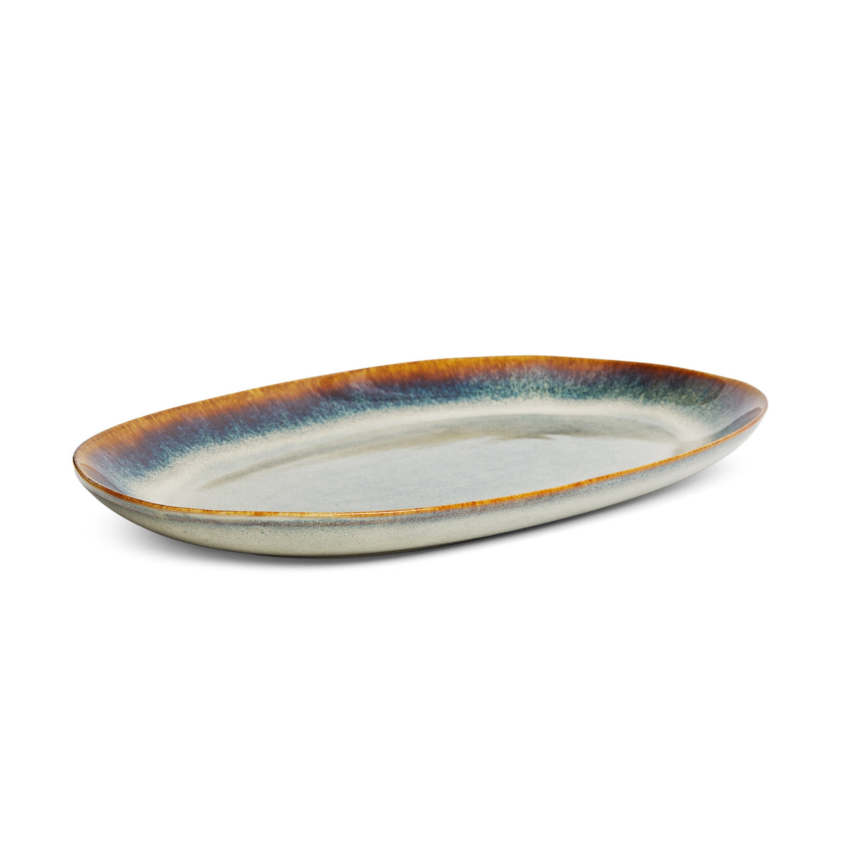 (2 pack) Yellowstone Ceramic Oval Platter, Kayce Collection