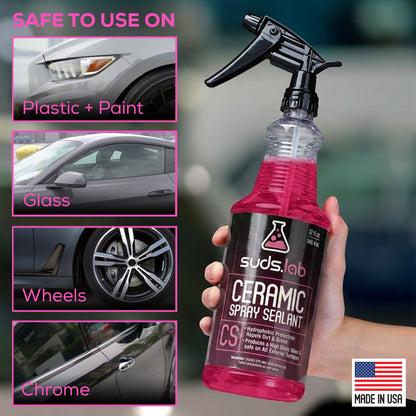 (3 pack) Suds Lab CS Ceramic Spray Vehicle Sealant - 32 fl oz bottle