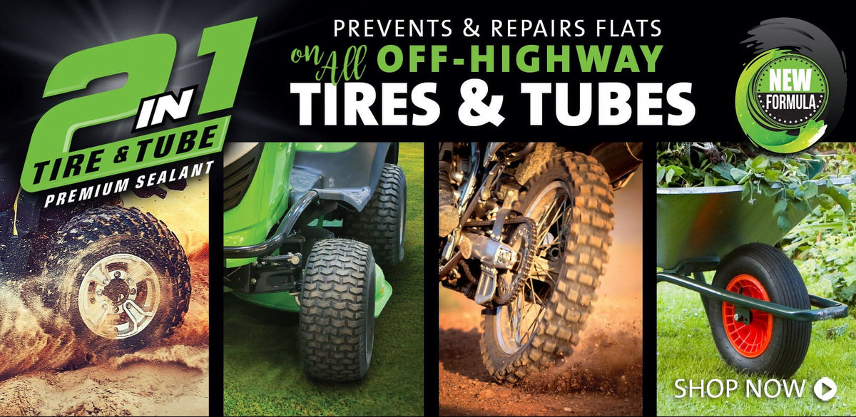 Slime 2-in-1 Tire and Tube Sealant, 1 Gallon - 10195