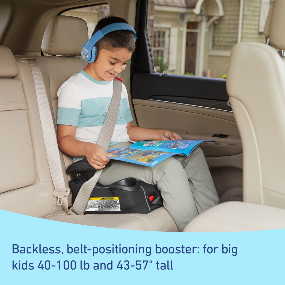 Graco TurboBooster LX Backless Booster with LATCH, Rio, Black