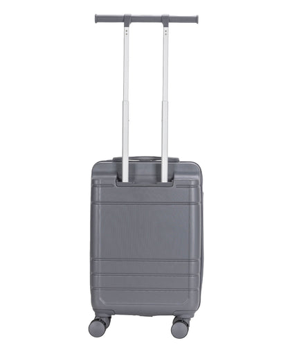 French Connection 22 inch Expandable Rolling Carry-on Luggage, Quiet Shade