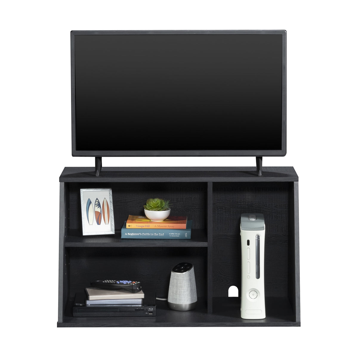 Mainstays Gamer TV Stand Console for TVs up to 32 in, Black Finish