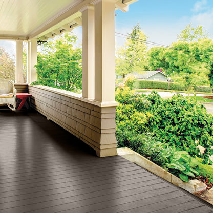 Glidden Porch & Floor 1 gal. Brown Satin Interior/Exterior Paint with Primer