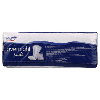 Equate Women's Incontinence Pads, Unscented, Overnight, 120 Count