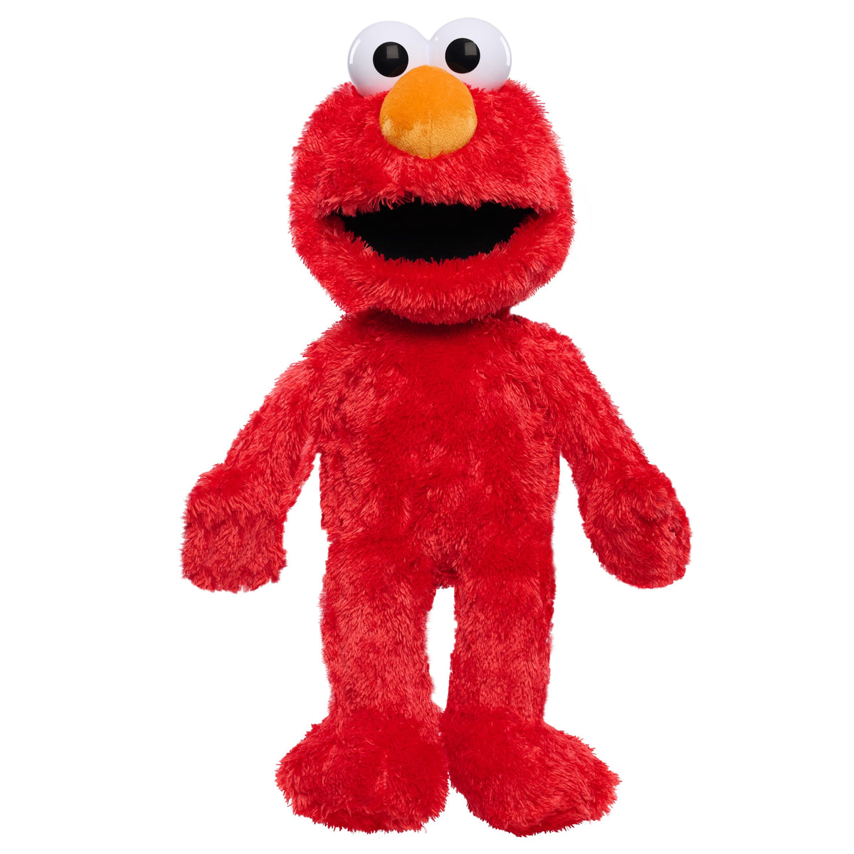 Sesame Street Tickle Me Elmo Giggle Max 18-Inch Interactive Plush Toy, Biggest Tickliest Elmo Ever, Ages 18 Months+