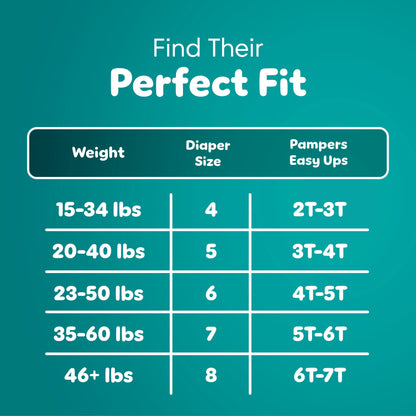 Pampers Easy Ups Peppa Potty Training Pants Girls Size 6 4T-5T, 86 Count (Select for More Options)
