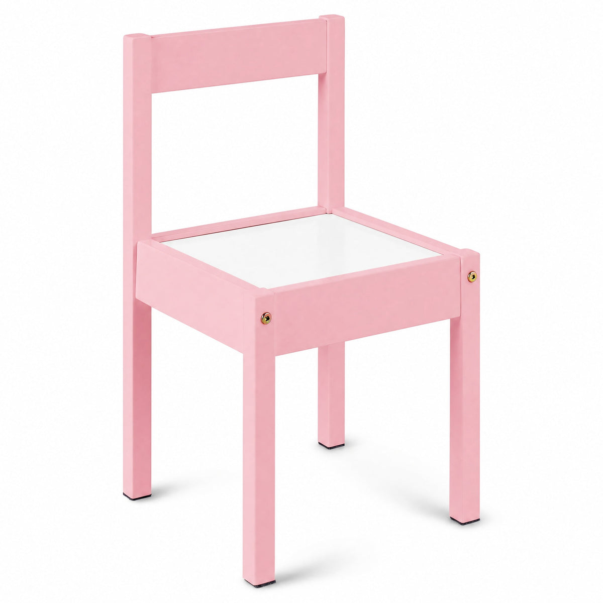 Mainstays Kids 3-Piece Dry Erase Activity Table and Chair Set, Pink