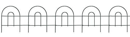(6 pack) Expert Gardener 18in Height x 8ft Length Green Steel Folding Garden Fence
