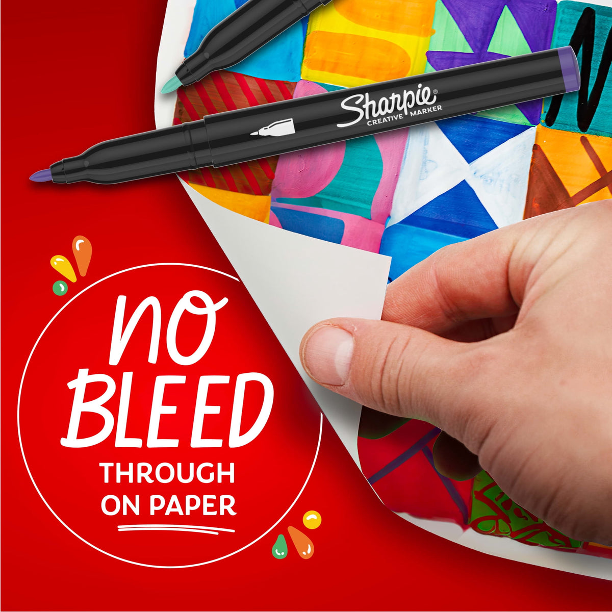 Sharpie Creative Markers Variety Pack, Water-Based Acrylic Paint Markers, Bullet Tip, Assorted, 36 Count