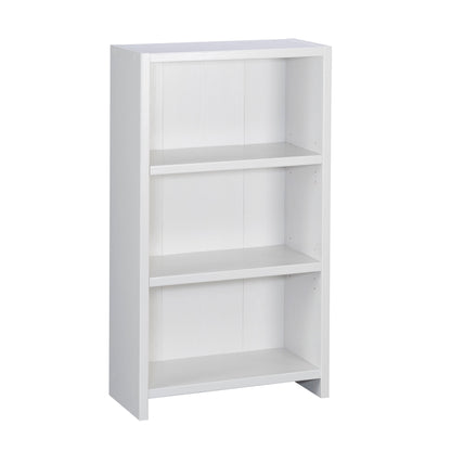 Mainstays Westley 3-Shelf Bookcase, White Grain Finish