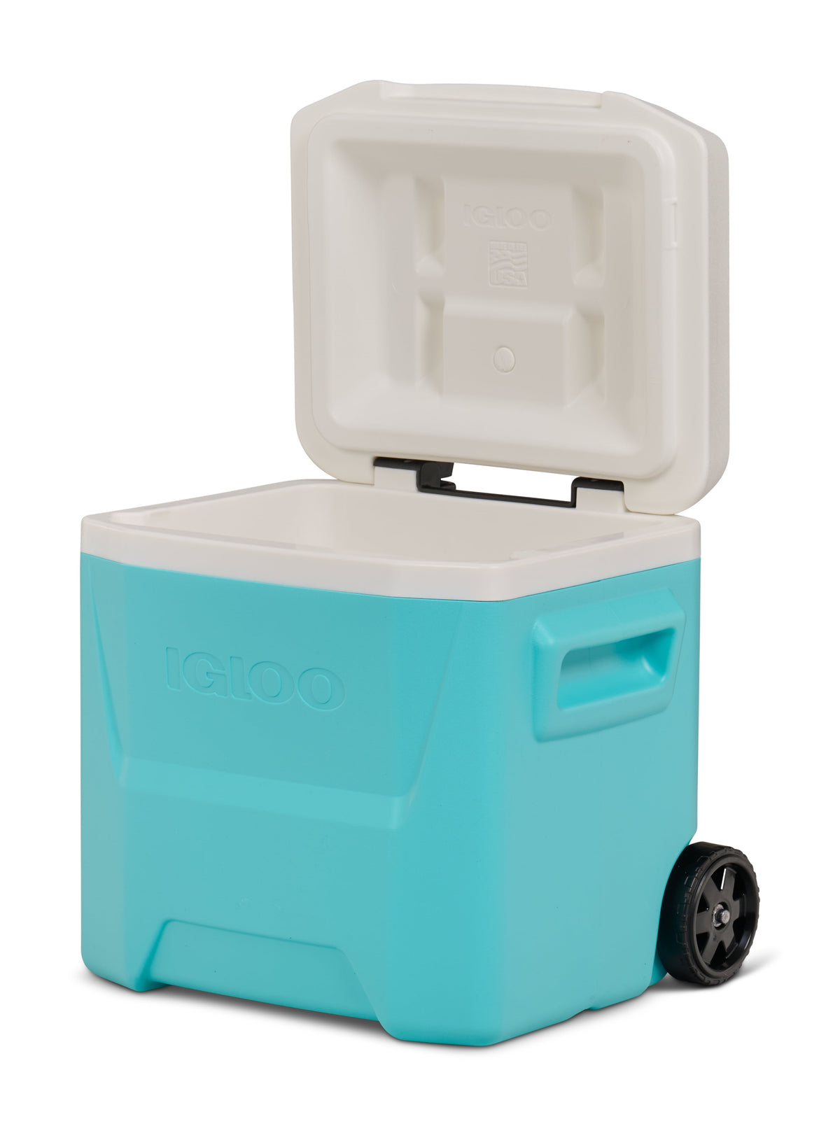 Igloo 16 QT Laguna Hard Side Ice Chest Cooler with Wheels, Aqua Blue