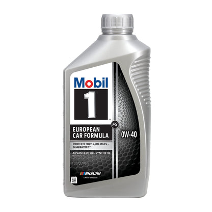 (4 pack) Mobil 1 FS European Car Formula Full Synthetic Motor Oil 0W-40, 1 Quart