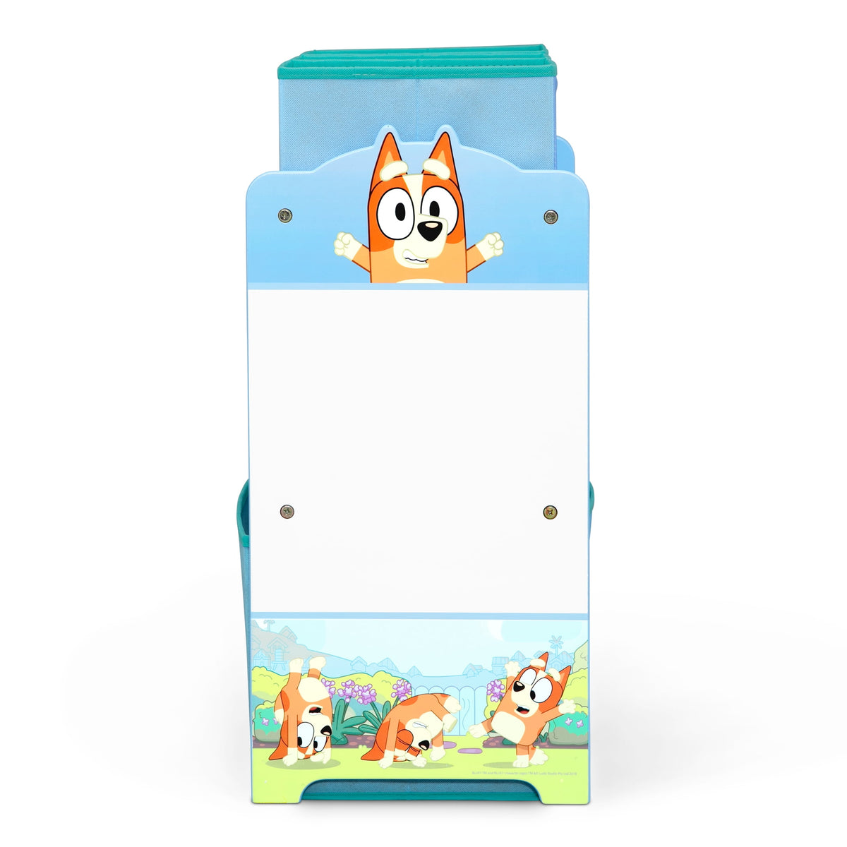 Bluey Design and Store 6 Bin Toy Storage Organizer by Delta Children