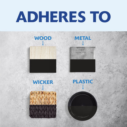 (6 pack) Black, Rust-Oleum American Accents 2X Ultra Cover Gloss Spray Paint-327870, 12 oz