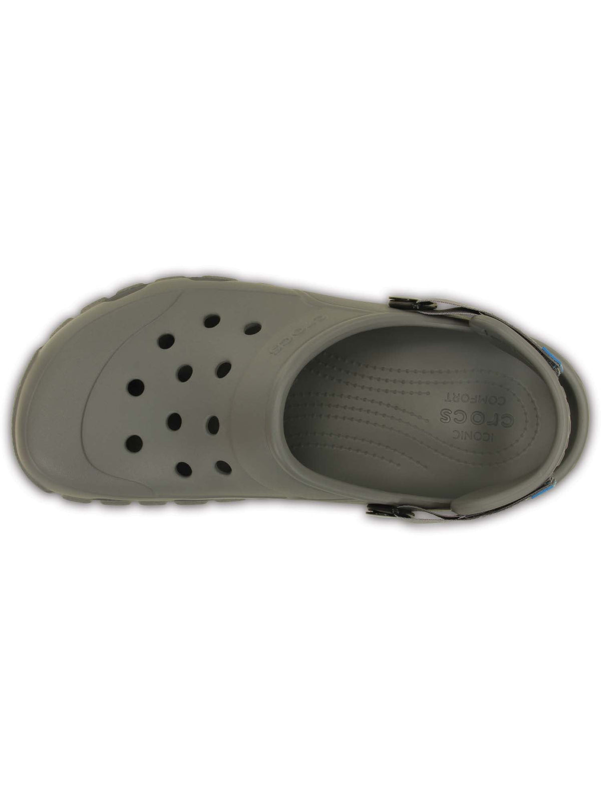 Crocs Adult Offroad Adjustable Sport Clogs, Smoke/Charcoal, W12/M10