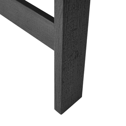 (2 pack) Mainstays Small Square Side Table, Black Finish
