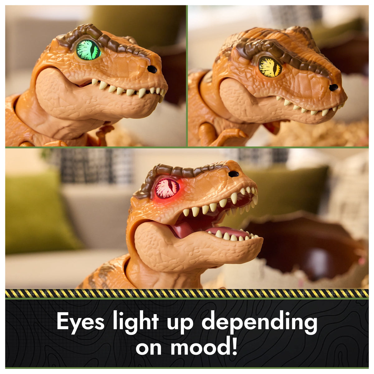 Jurassic World Primal Hatch T-Rex, Interactive Dinosaur Toy for Kids Ages 5 and up