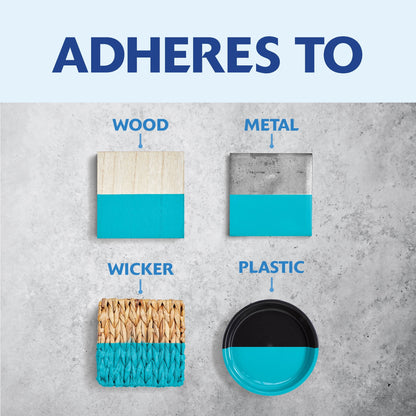 (6 pack) Seaside, Rust-Oleum American Accents 2X Ultra Cover Gloss Spray Paint-327883, 12 oz