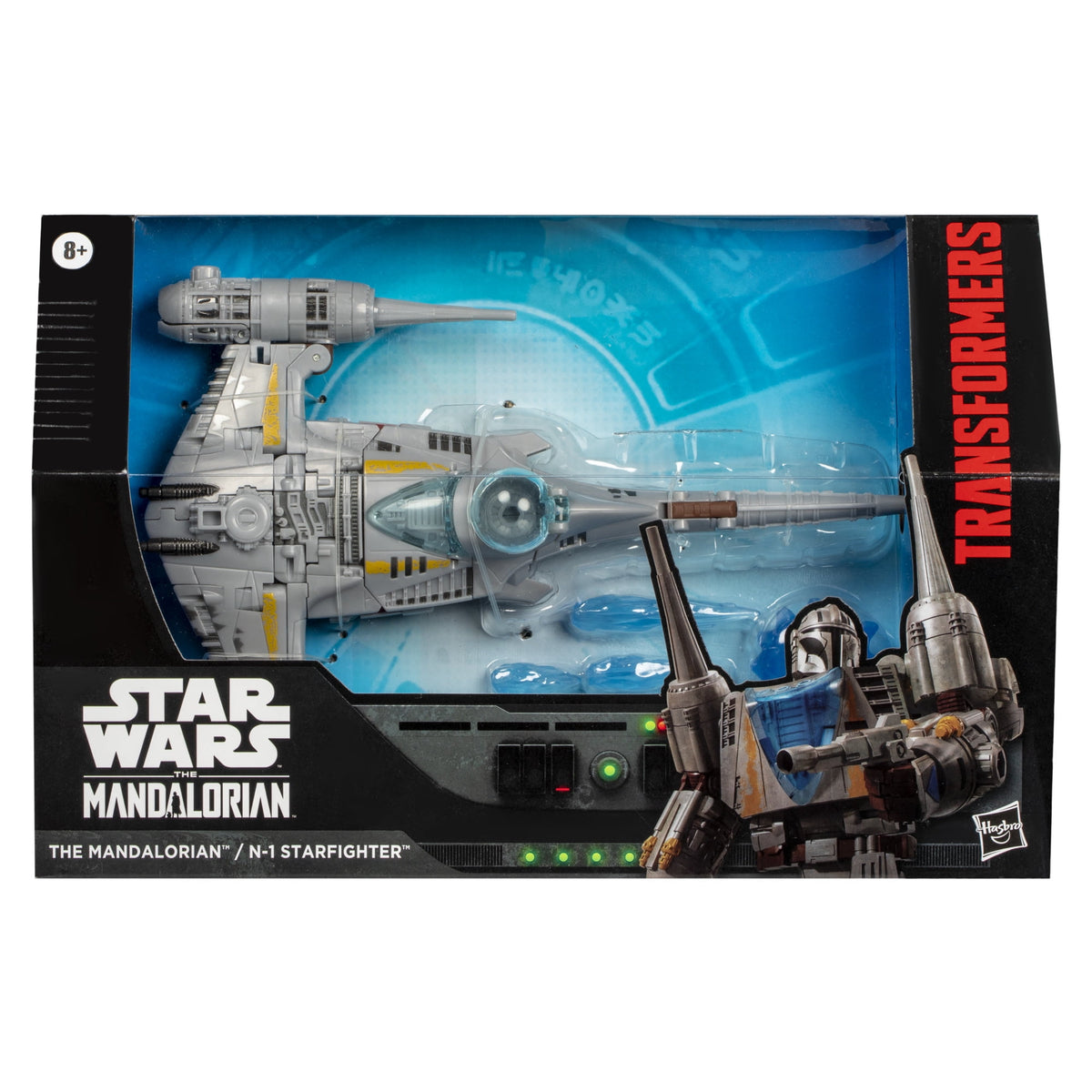 Transformers Collaborative Star Wars: The Mandalorian™ N-1 Starfighter, 7.5” Action Figure, 8+
