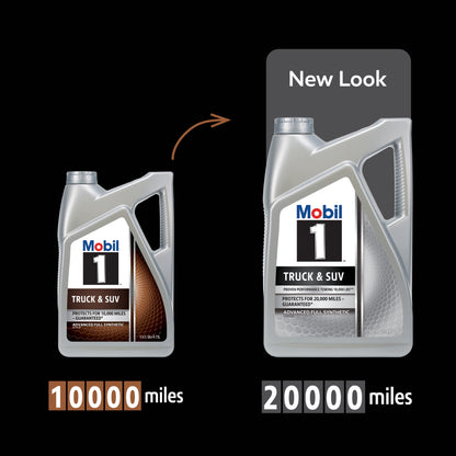 Mobil 1 Truck & SUV Full Synthetic Motor Oil 5W-20, 5 Quart