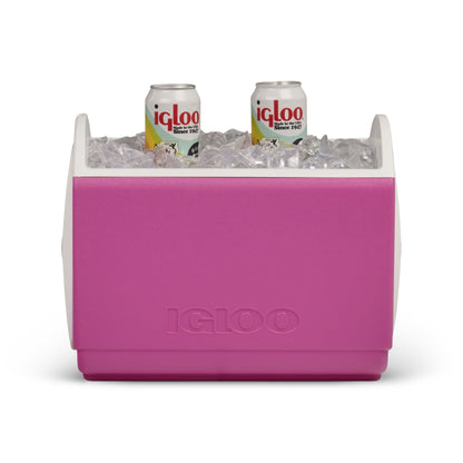 Igloo 16 QT Playmate Elite Ice Chest Cooler, 30 Can Capacity, Pink