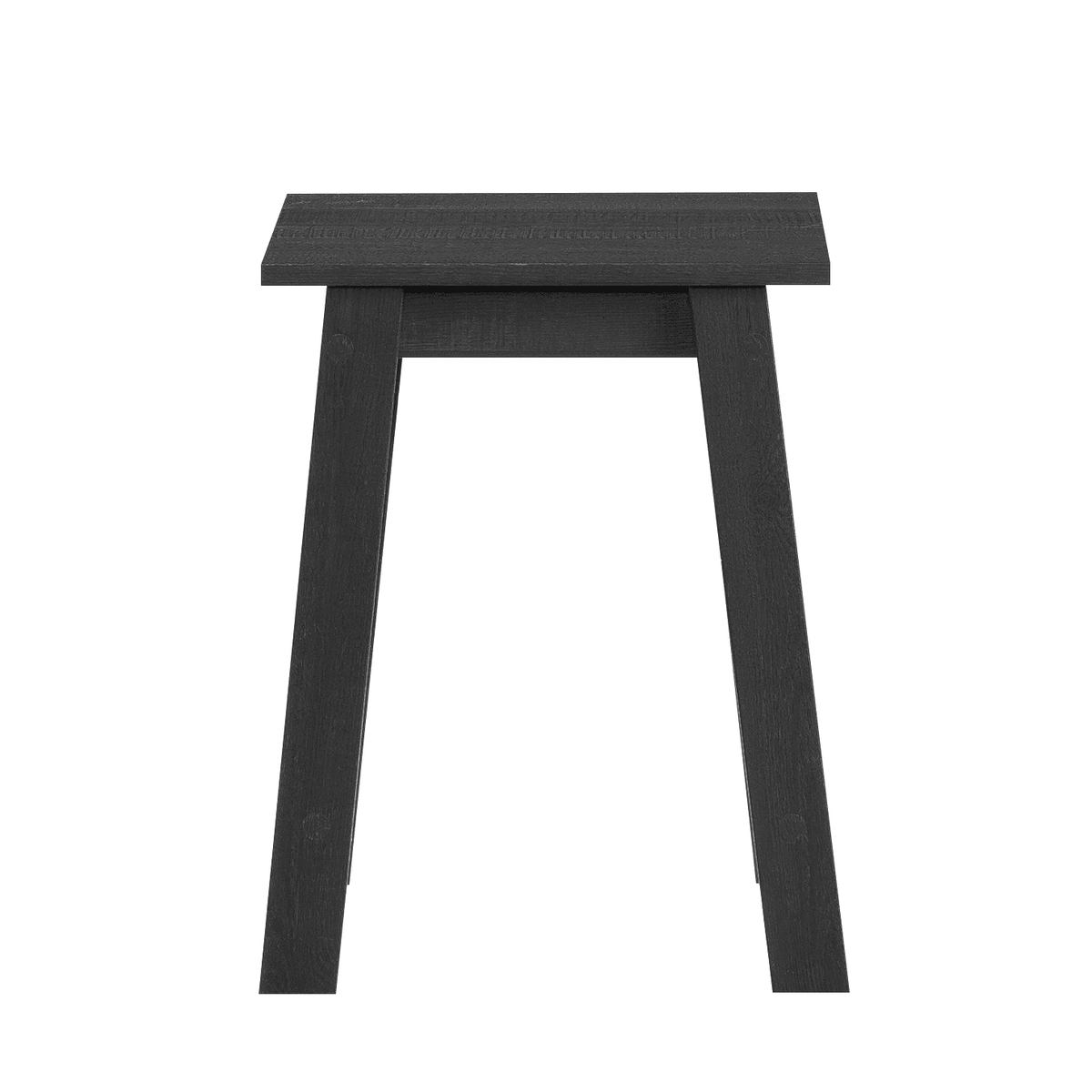 (2 pack) Mainstays Small Square Side Table, Black Finish