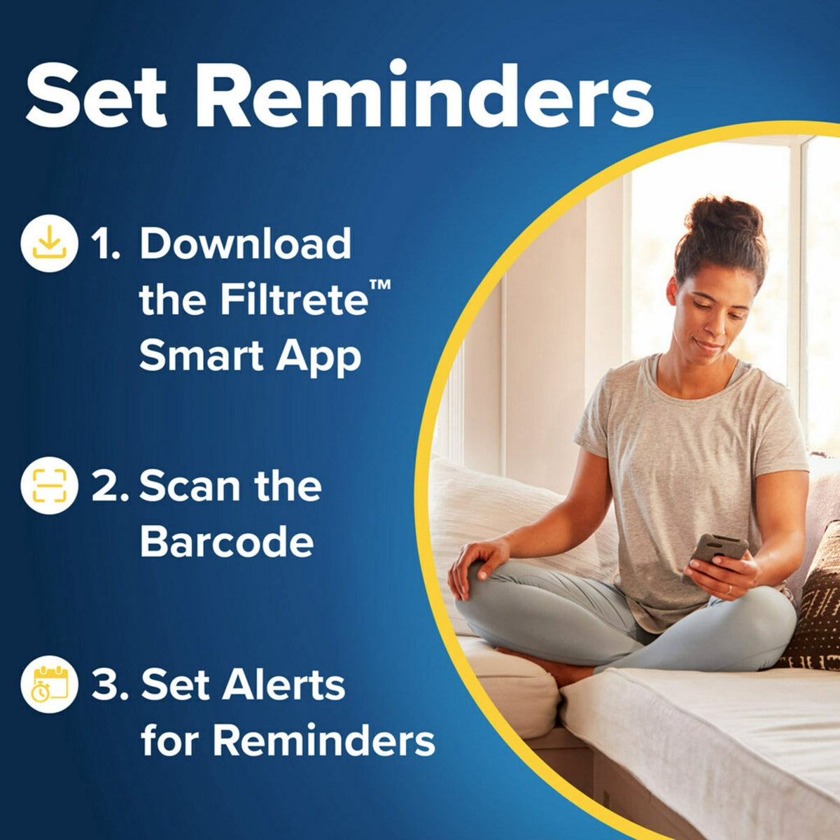 Filtrete 14x30x1 HVAC Furnace Air Filter, MPR 800 MERV 10, Micro Particle Reduction, 4 Pack