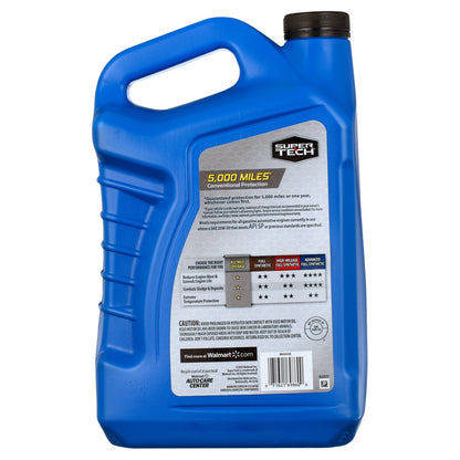 Super Tech All Mileage Synthetic Blend Motor Oil SAE 20W-50, 5 Quarts