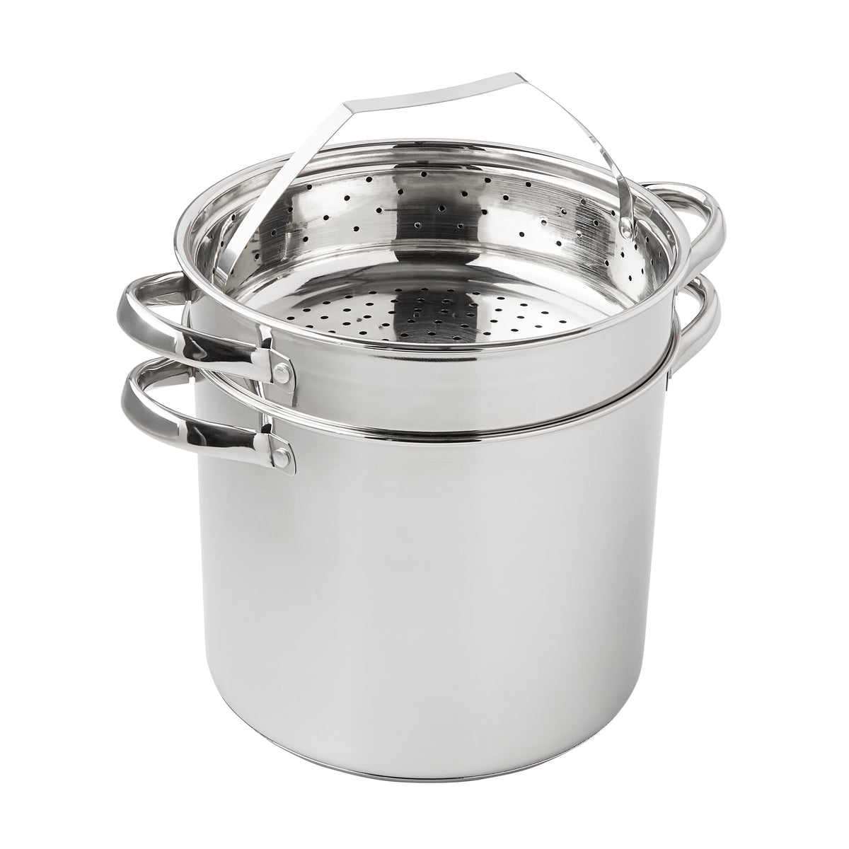 Mainstays 4-Piece Stainless Steel 8 qt Cooker Multipot Set