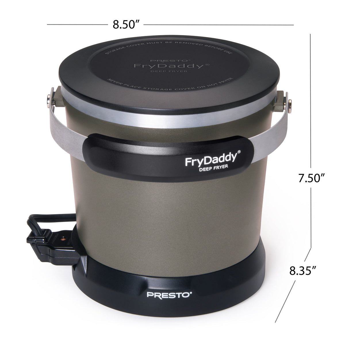 Presto FryDaddy Electric Deep Fryer, Black 05428