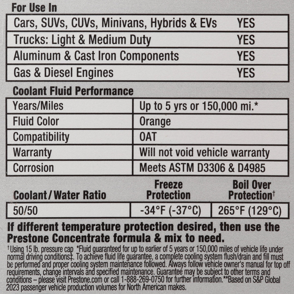 (2 pack) Prestone DEX-COOL Antifreeze+Coolant for GM Vehicles; Extended Life -1 gal- Ready to Use, 50/50