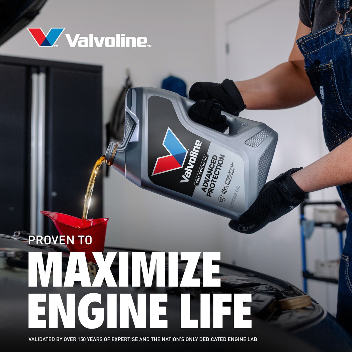 Valvoline Advanced Protection Full Synthetic 5W-30 Motor Oil 5 Quart