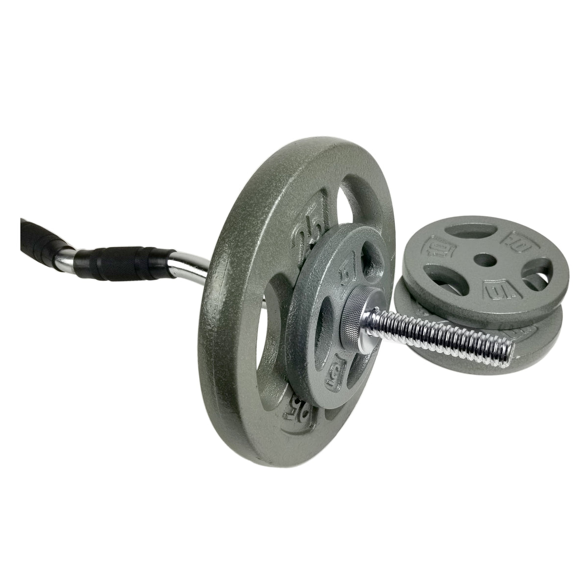 CAP Barbell, 40 lb Standard 1" Weight Plate Set, (10 lb x 4)