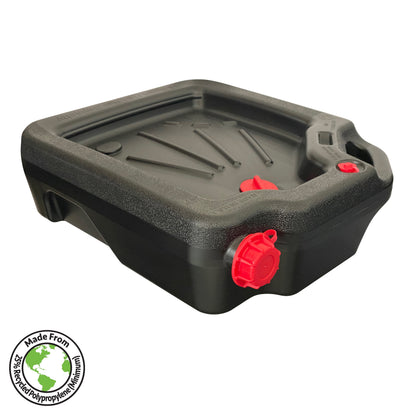 (3 pack) Hyper Tough 16-Quart Automotive Drain Pan Container