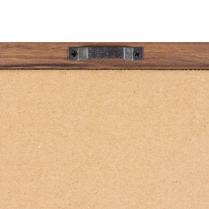 Mainstays Rounded Corner Poster Frame, 22 x 28, Fits 18 x 24 with Mat, Walnut Woodgrain