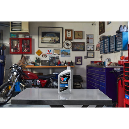 (4 pack) Valvoline 4-Stroke Motorcycle Full Synthetic 10W-40 Motor Oil 1 QT