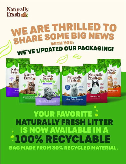 Naturally Fresh Multi Cat Litter, 40 lb. Bag.