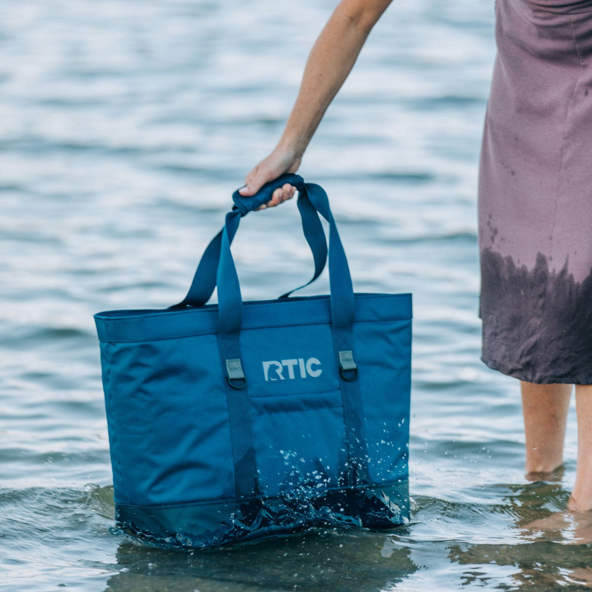 RTIC 58-Can, 35 Ltr, Insulated Tote Bag, Cooler Bag with Leak-Free Interior, Olive