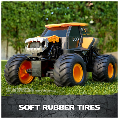Monster Jam JCB Digatron Remote Control Vehicle with Lights, 1:15 Scale (Walmart Exclusive)