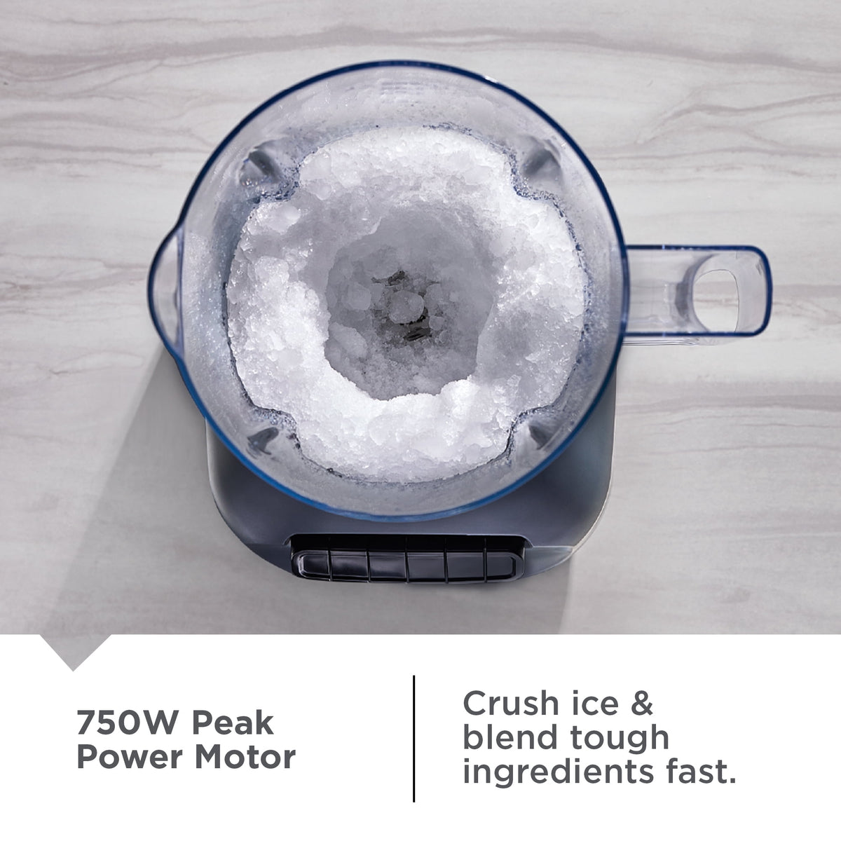 BLACK+DECKER Ice Crush Blender, 56 oz Plastic Jar, 700W, 6-Tip Blade, 8 Speeds + Pulse